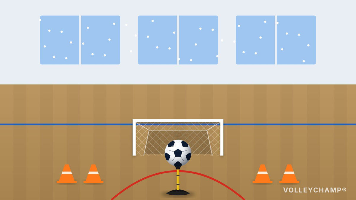 Indoor winter training: 6 drills for technique in tight spaces - VOLLEYCHAMP.COM